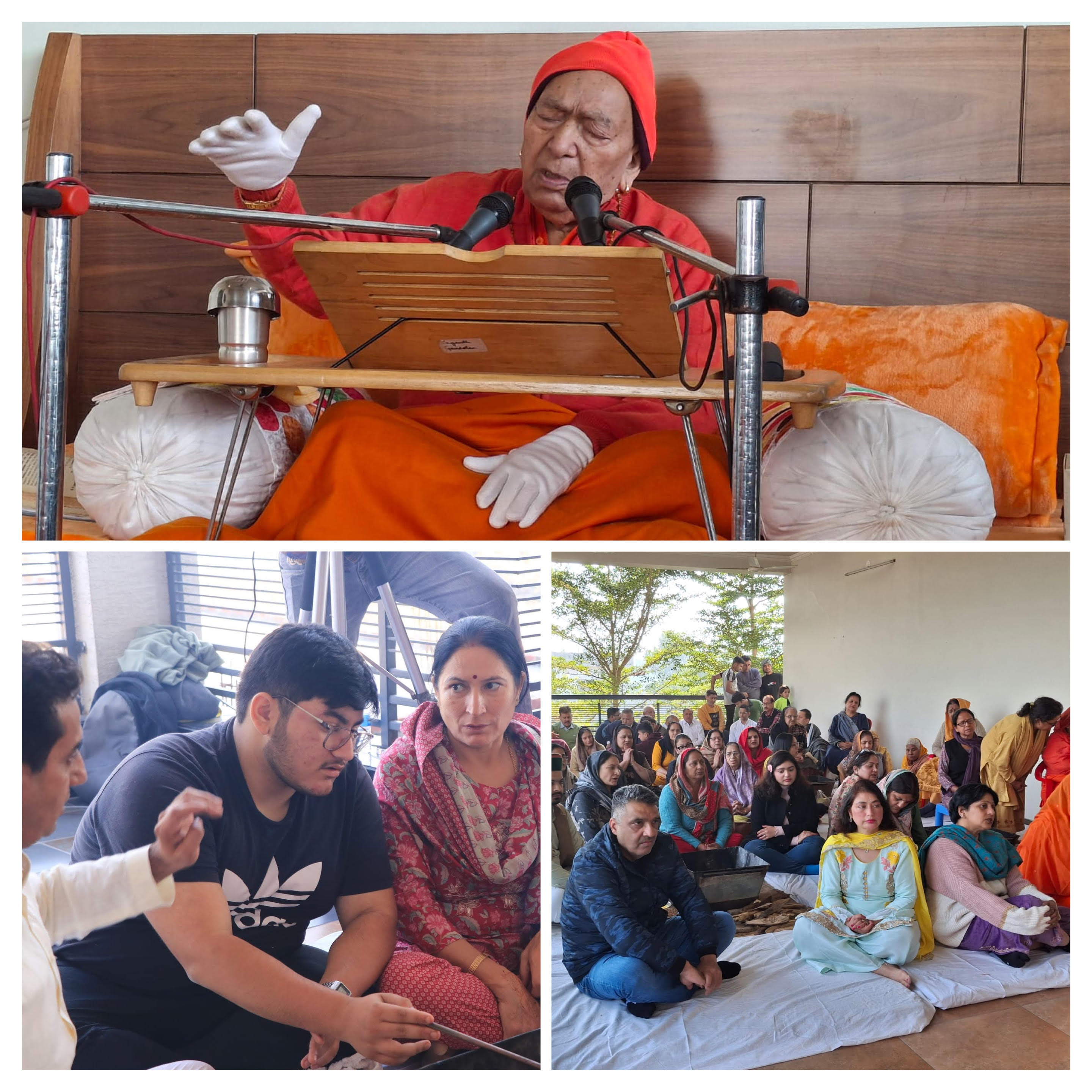 Swami Ram Swaroop Yogacharya ji gave sermon on the importance of Vedas Swami Ram Swaroop Yogacharya ji gave sermon on the importance of Vedas
