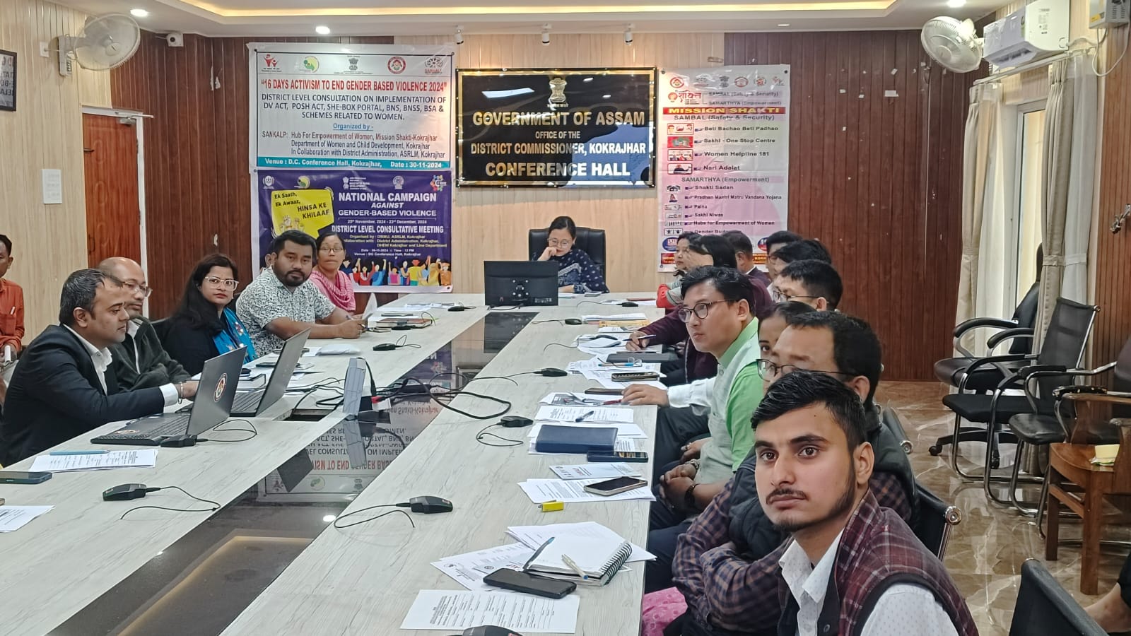 महिला-केंद्रित योजनाओं पर जिला स्तरीय परामर्श बैठक कोकराझार में आयोजित।