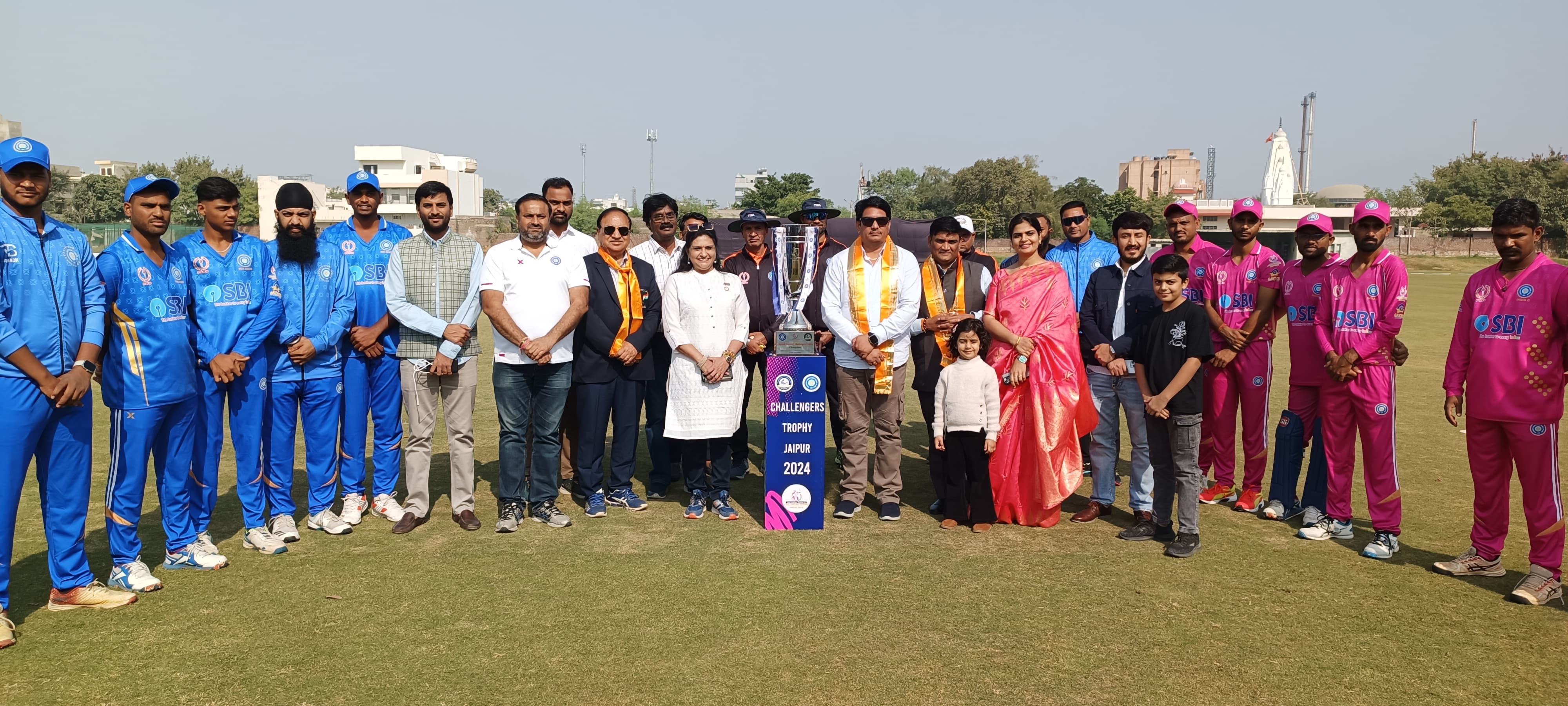 टीम इंडिया-सी ने फिजिकली डिसेबल्ड चैलेंजर्स ट्रॉफी 2024 में अपनी पहली जीत दर्ज की टीम इंडिया-सी ने फिजिकली डिसेबल्ड चैलेंजर्स ट्रॉफी 2024 में अपनी पहली जीत दर्ज की