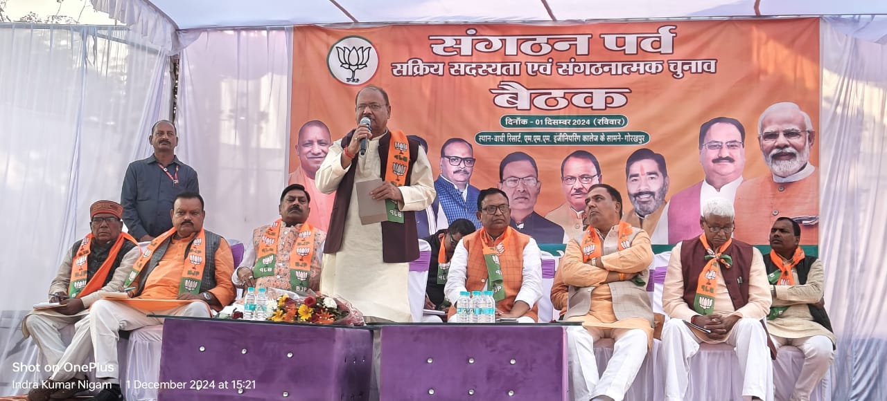 संगठनात्मक चुनाव को लेकर भाजपा जिला इकाई ने किया बैठक* संगठनात्मक चुनाव को लेकर भाजपा जिला इकाई ने किया बैठक*