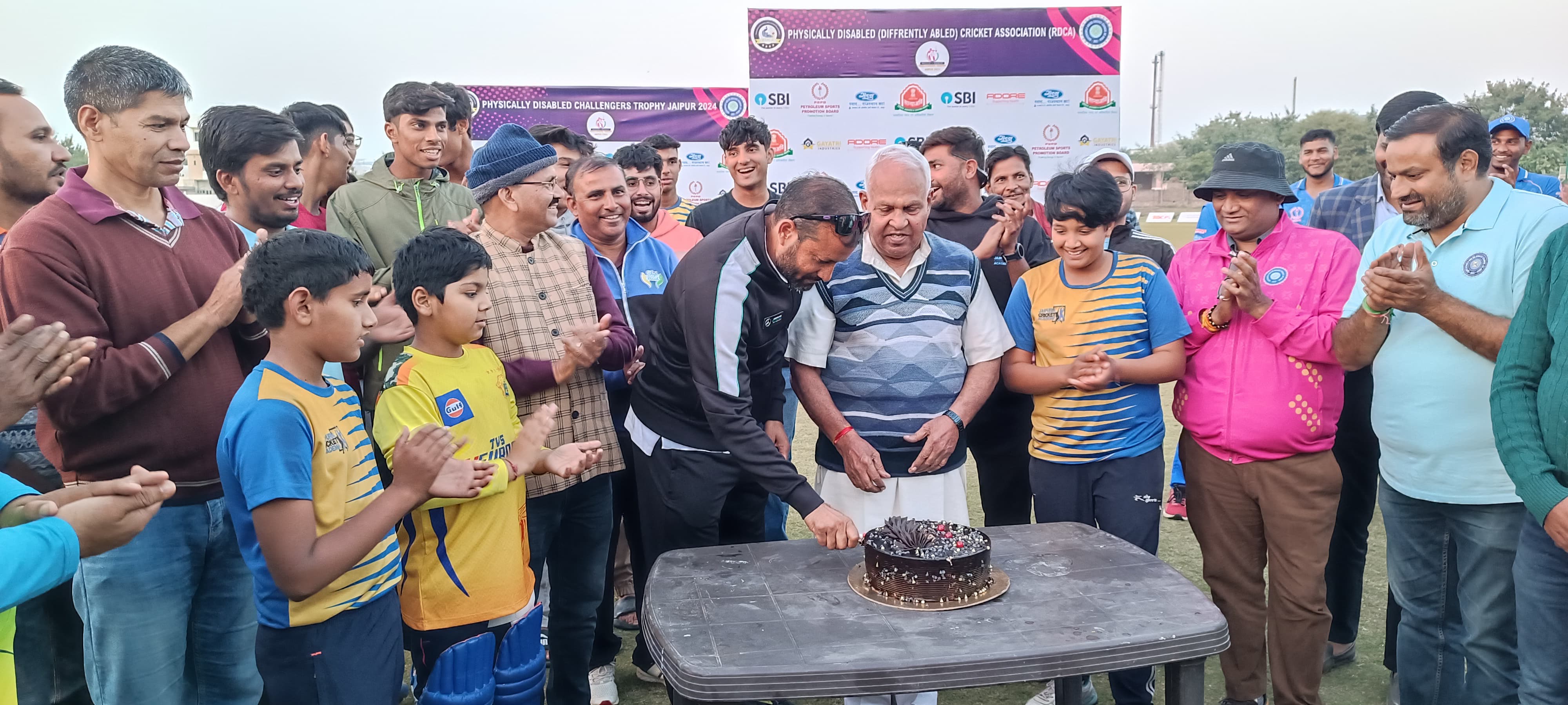 फिजिकली डिसेबल्ड चैलेंजर्स ट्रॉफी 2024 के दूसरे दिन खिलाड़ियों ने दिखाया जोश व उत्साह