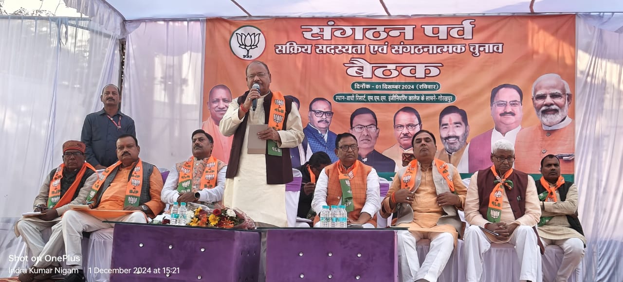 संगठनात्मक चुनाव को लेकर भाजपा जिला इकाई ने किया बैठक* संगठनात्मक चुनाव को लेकर भाजपा जिला इकाई ने किया बैठक*