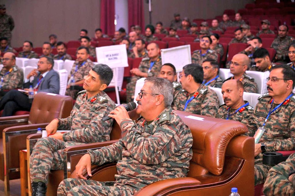 Photo of Rhino Shakti Operational Logistics Seminar held on Monday at Army Headquarters in Narangi. Photo of Rhino Shakti Operational Logistics Seminar held on Monday at Army Headquarters in Narangi.