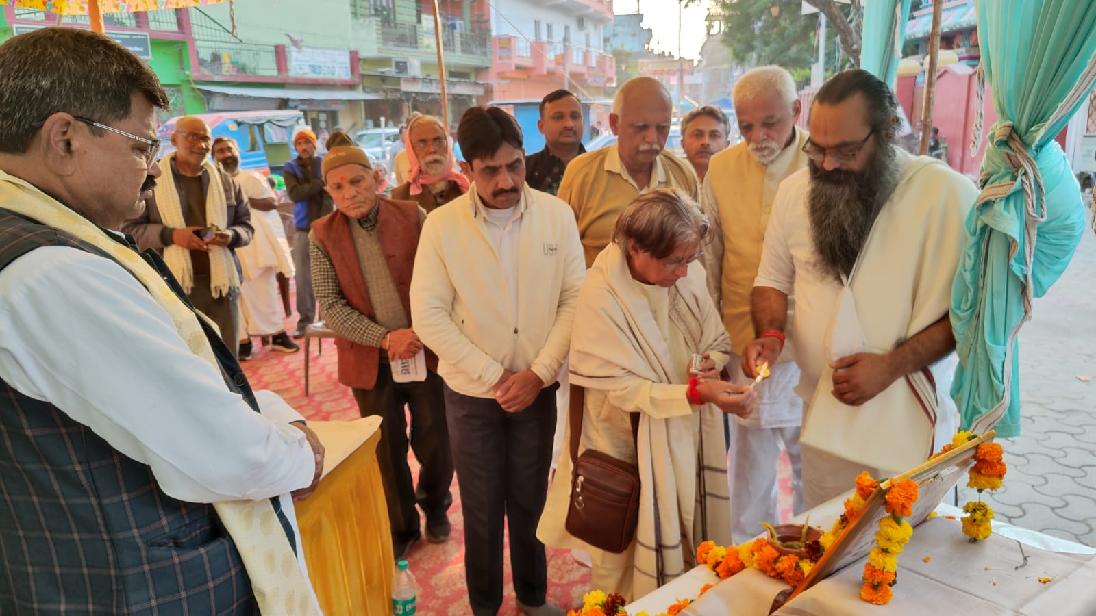 चंद्रेश्वर नगर में आयोजित सम्मेलन के दौरान चंद्रेश्वर नगर में आयोजित सम्मेलन के दौरान