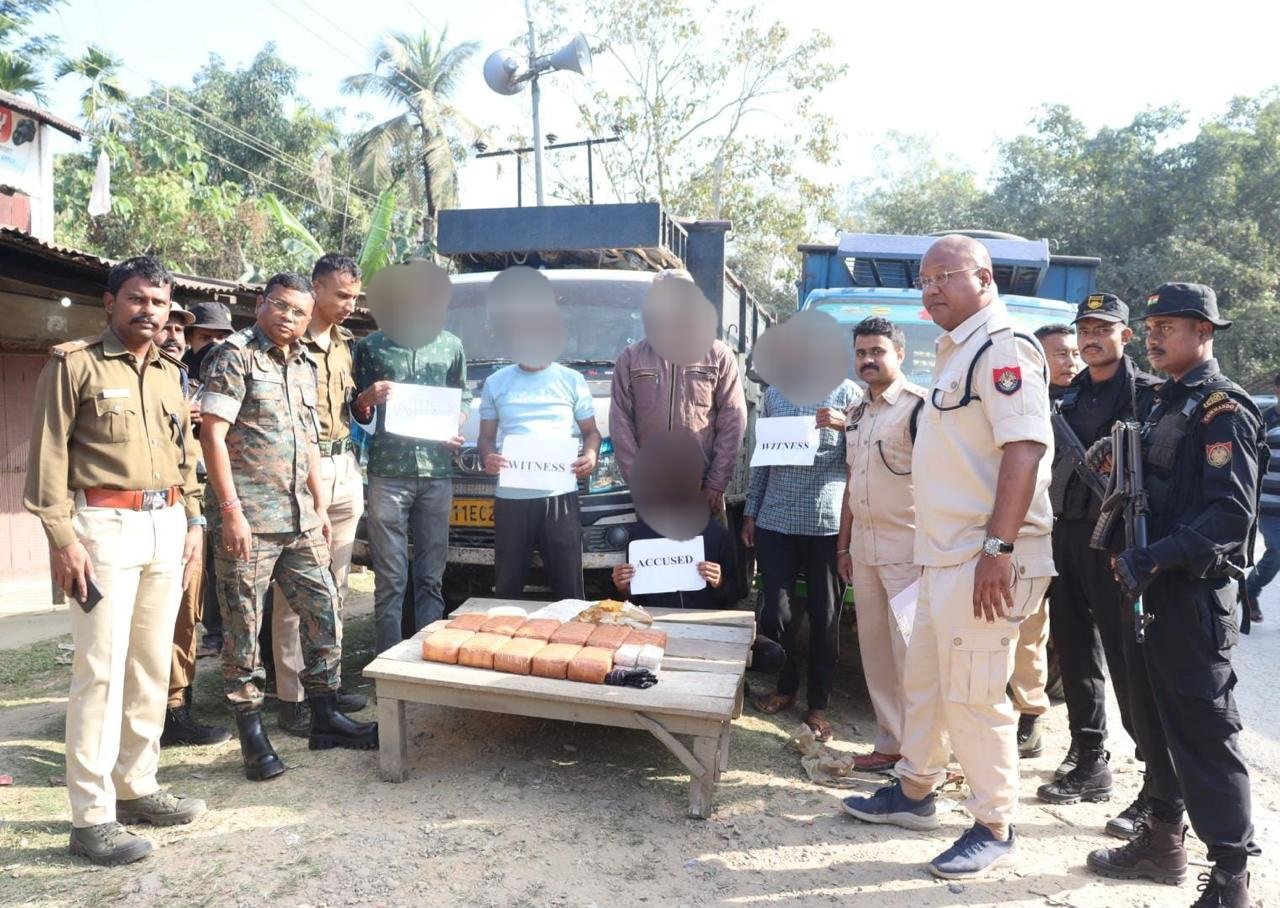Photo of peddler arrested by Cachar Police with Yaba tablets worth ₹36 crore. Photo of peddler arrested by Cachar Police with Yaba tablets worth ₹36 crore.