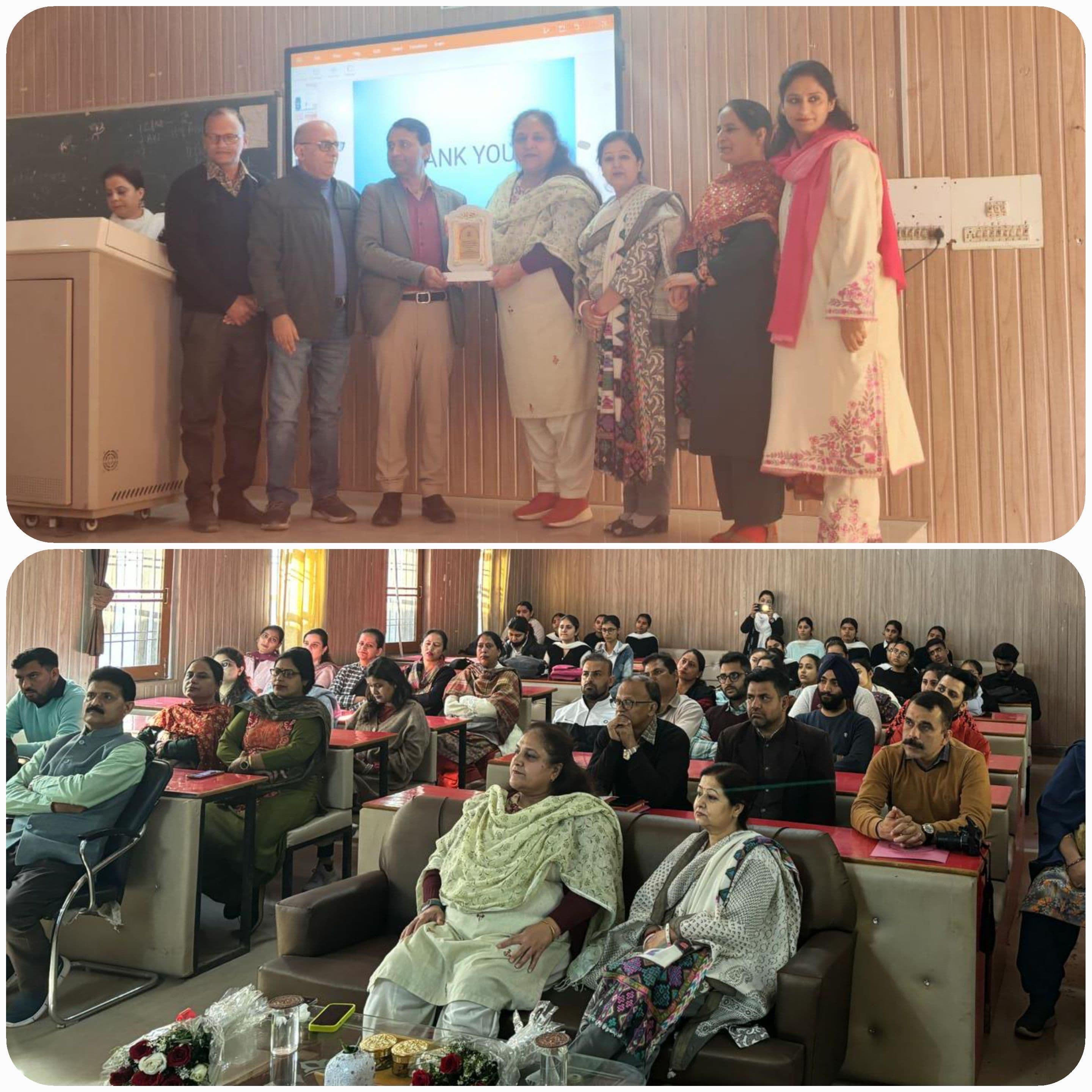 Lecture organized on Eat Healthy and Stay Healthy in GDC Kathua Lecture organized on Eat Healthy and Stay Healthy in GDC Kathua
