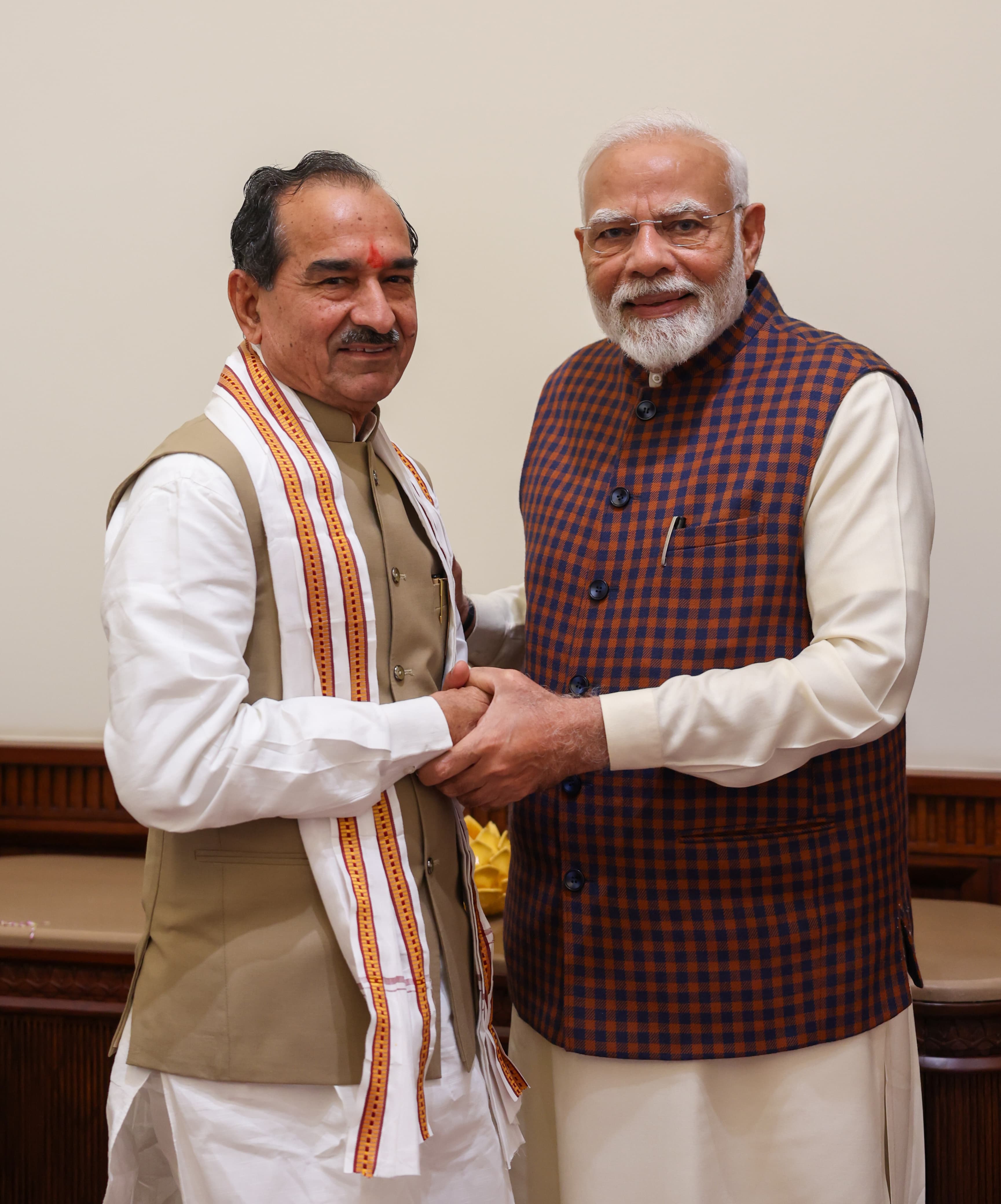 प्रधानमंत्री नरेंद्र मोदी से भाजपा प्रदेश अध्यक्ष मदन राठौड़ की शिष्टाचार भेंट प्रधानमंत्री नरेंद्र मोदी से भाजपा प्रदेश अध्यक्ष मदन राठौड़ की शिष्टाचार भेंट