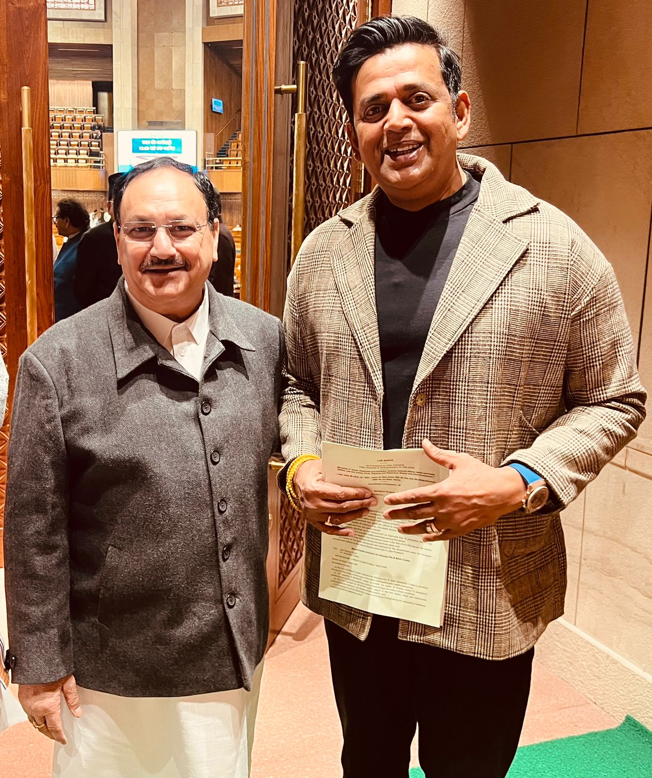*सदर सांसद श्री रविकिशन शुक्ल ने दिल्ली में केंद्रीय स्वास्थ्य मंत्री जेपी नड्डा से की मुलाकात* *सदर सांसद श्री रविकिशन शुक्ल ने दिल्ली में केंद्रीय स्वास्थ्य मंत्री जेपी नड्डा से की मुलाकात*