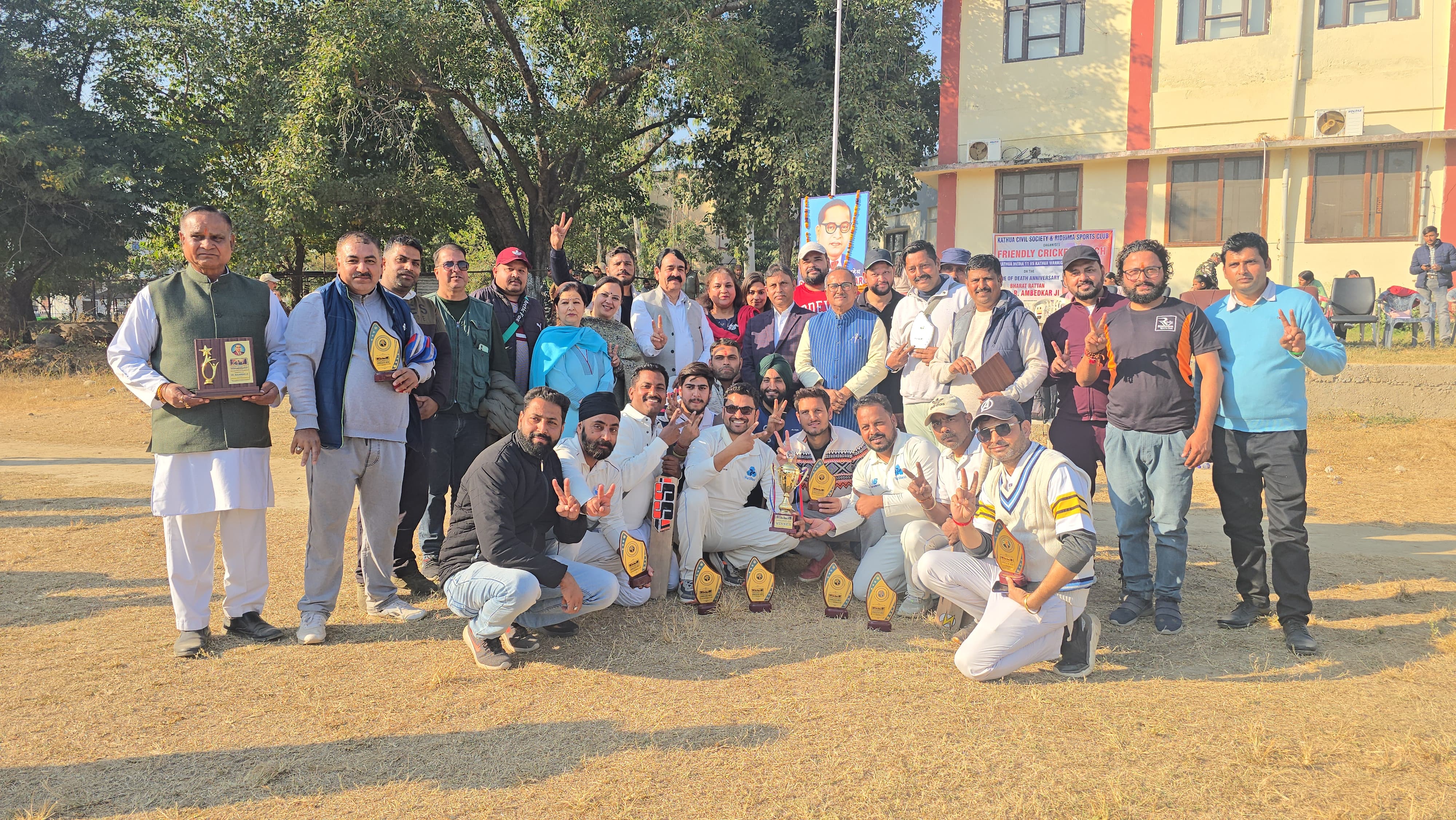 Media XI defeated Kathua Warriors by 25 runs Media XI defeated Kathua Warriors by 25 runs