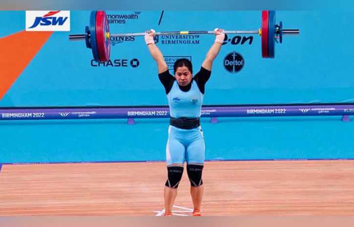 कॉमनवेल्थ गेम्स की रजत पदक विजेता बिंदियारानी देवी कॉमनवेल्थ गेम्स की रजत पदक विजेता बिंदियारानी देवी