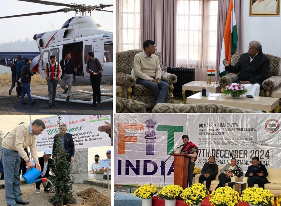 नगालैंड पहुंचे केंद्रीय मंत्री मनसुख मंडाविया ने कई कार्यक्रमों में लिया हिस्सा। नगालैंड पहुंचे केंद्रीय मंत्री मनसुख मंडाविया ने कई कार्यक्रमों में लिया हिस्सा।