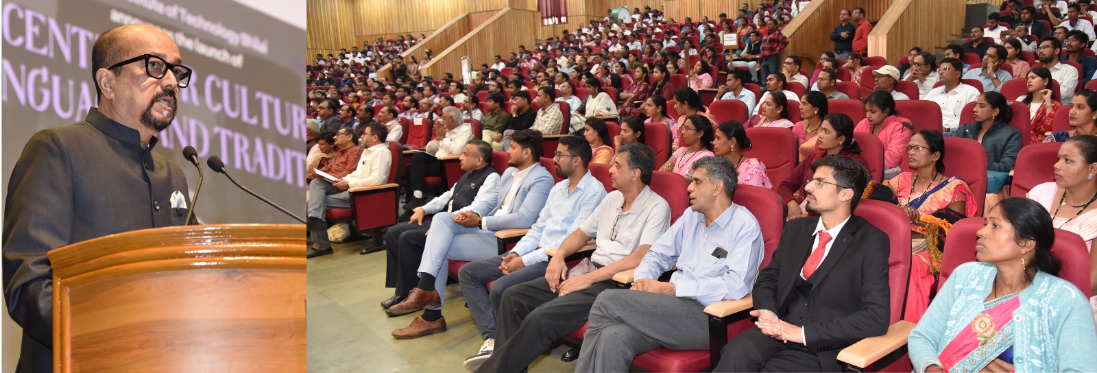 राज्यपाल डेका आईआईटी भिलाई में संस्कृति, भाषा और परम्परा केंद्र का शुभारंभ करते हुए राज्यपाल डेका आईआईटी भिलाई में संस्कृति, भाषा और परम्परा केंद्र का शुभारंभ करते हुए
