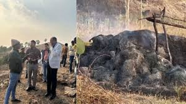 झोपड़ी में आग लगने से दो मासूम बच्चों की जलकर मौत झोपड़ी में आग लगने से दो मासूम बच्चों की जलकर मौत