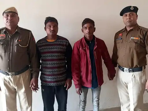 Palwal: Two thieves arrested for stealing electricity cables Palwal: Two thieves arrested for stealing electricity cables