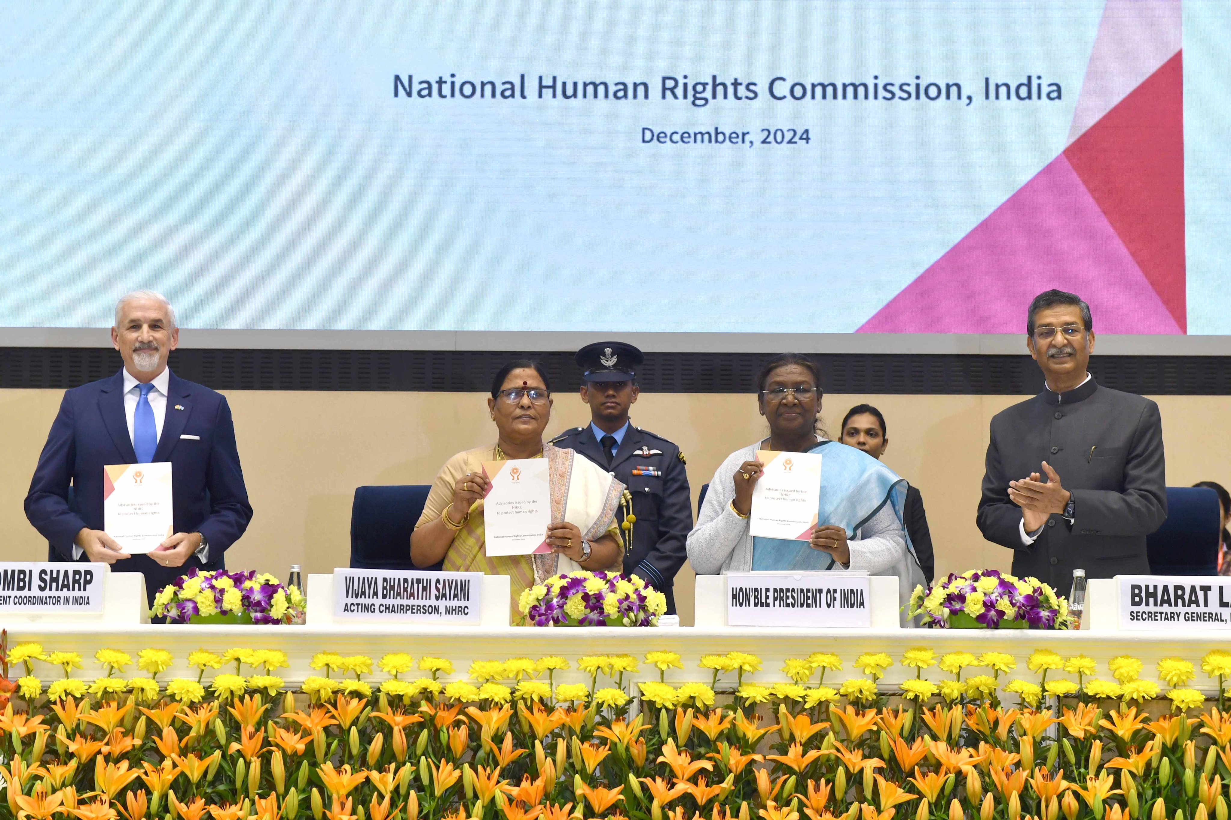 President of India at NHRC Event President of India at NHRC Event