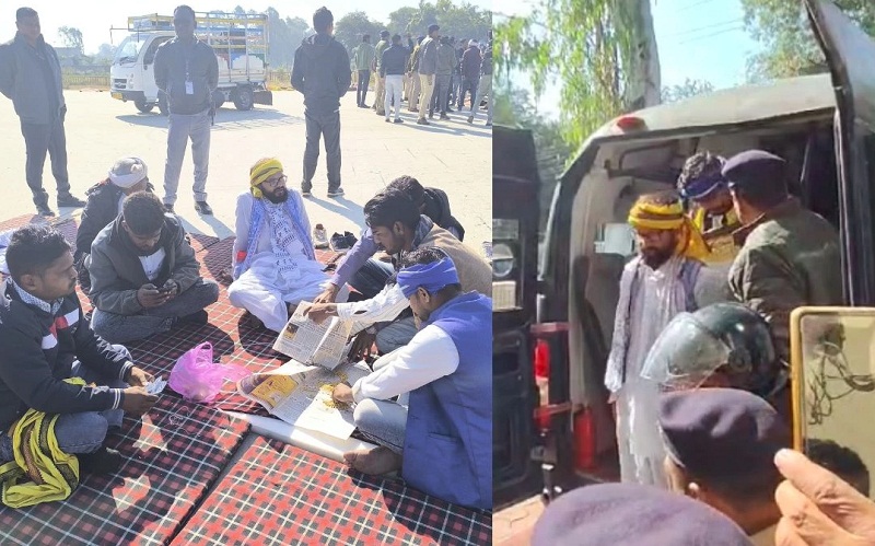आंदोलन करने पहुंचे सैलाना विधायक कमलेश्वर डोडियार आंदोलन करने पहुंचे सैलाना विधायक कमलेश्वर डोडियार