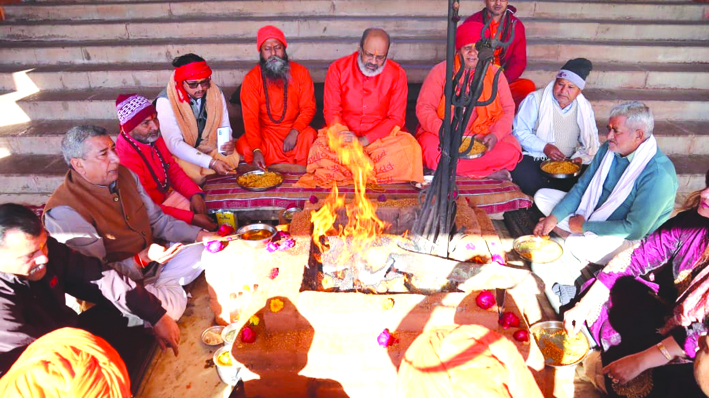 यज्ञ के दौरान यज्ञ के दौरान