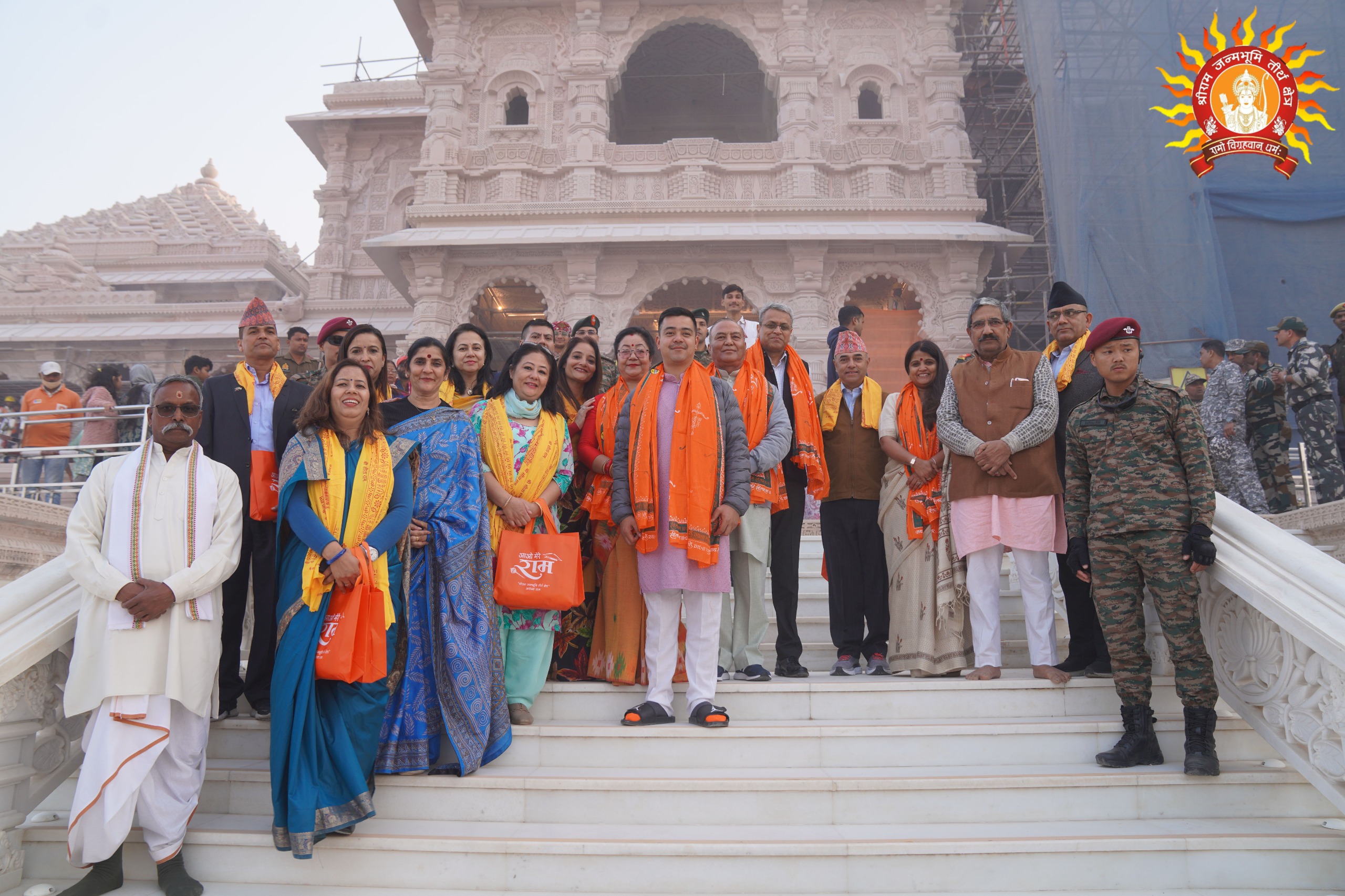 नेपाल आर्मी चीफ जनरल अशोक राज ने राम मंदिर का किया दर्शन नेपाल आर्मी चीफ जनरल अशोक राज ने राम मंदिर का किया दर्शन