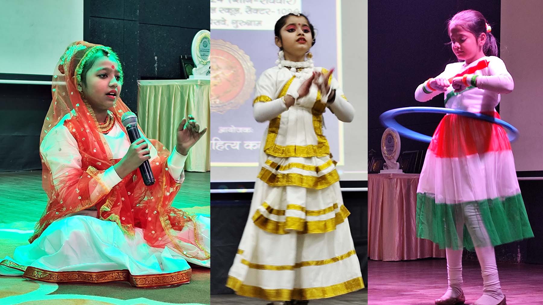 फोटो नंबर-05: गुरुग्राम में सुरुचि परिवार की ओर से 28वें कला उत्सव में प्रस्तुति देते बच्चे। फोटो नंबर-05: गुरुग्राम में सुरुचि परिवार की ओर से 28वें कला उत्सव में प्रस्तुति देते बच्चे।