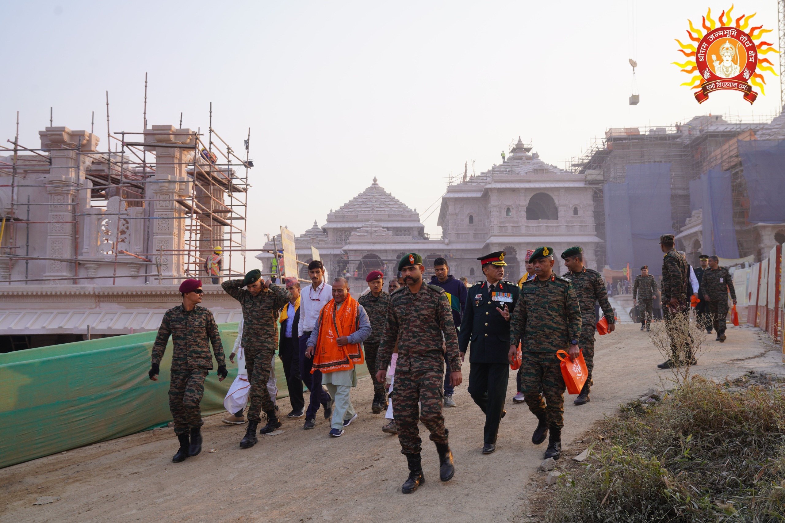 नेपाल आर्मी चीफ जनरल अशोक राज ने राम मंदिर का किया दर्शन नेपाल आर्मी चीफ जनरल अशोक राज ने राम मंदिर का किया दर्शन