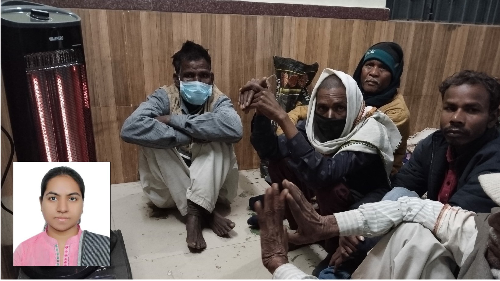 फुटपाथ पर सोने वालों को पहुंचाया रेन बसेरा फुटपाथ पर सोने वालों को पहुंचाया रेन बसेरा