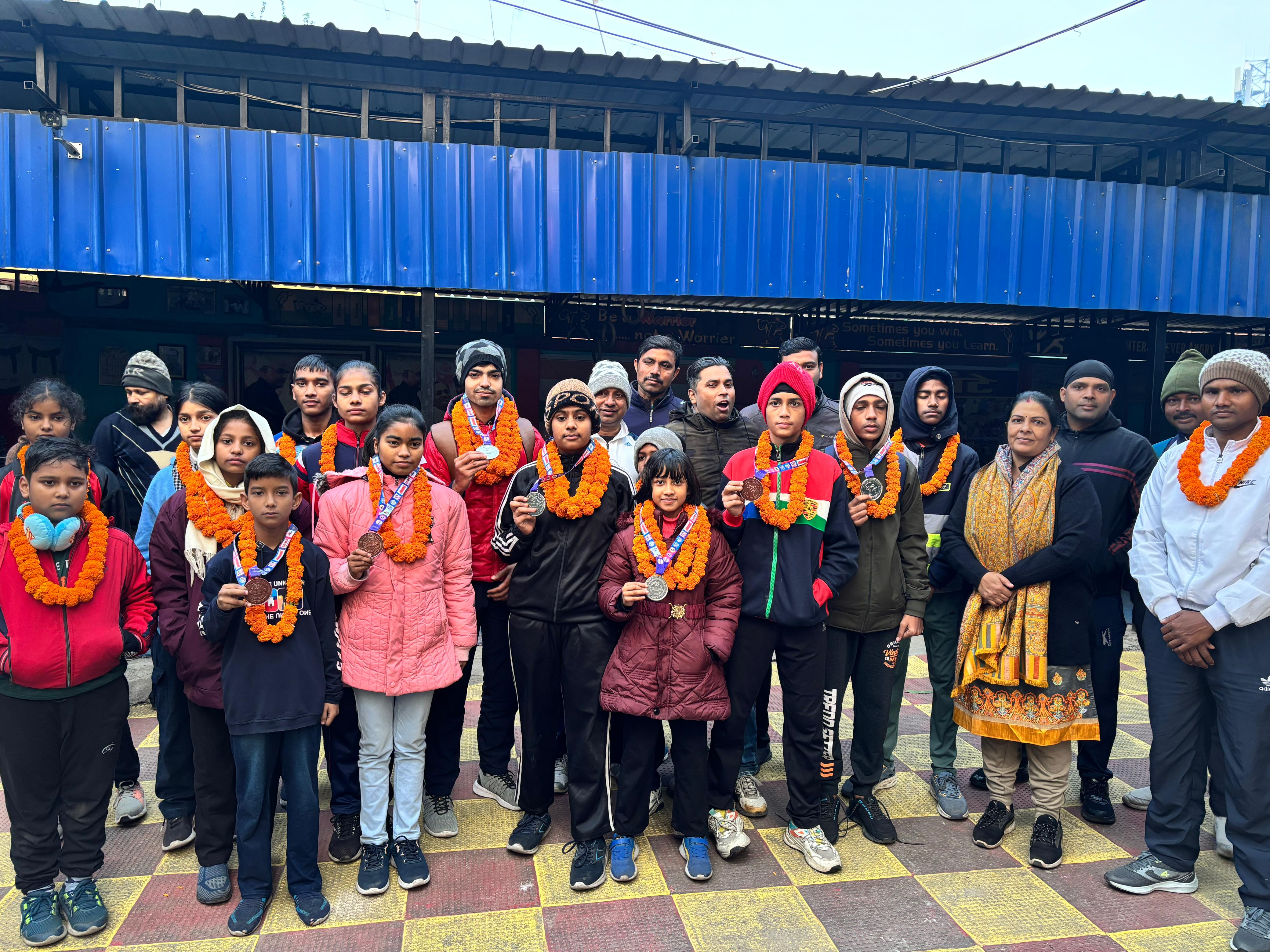 विजेताओं का हुआ स्वागत