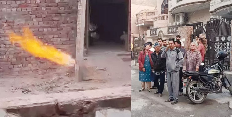 17 Snp-1 सोनीपत: घर लीक गैस में आग लगी हुईगैस पाइप लाइन में आग लगने के बाद घरों से बाहर निकले लोग। 17 Snp-1 सोनीपत: घर लीक गैस में आग लगी हुईगैस पाइप लाइन में आग लगने के बाद घरों से बाहर निकले लोग।