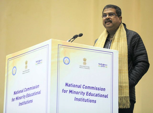 केंद्रीय शिक्षा मंत्री धर्मेंद्र प्रधान बुधवार को दिल्ली में राष्ट्रीय अल्पसंख्यक शैक्षणिक संस्थान आयोग के 20वें स्थापना दिवस कार्यक्रम में केंद्रीय शिक्षा मंत्री धर्मेंद्र प्रधान बुधवार को दिल्ली में राष्ट्रीय अल्पसंख्यक शैक्षणिक संस्थान आयोग के 20वें स्थापना दिवस कार्यक्रम में