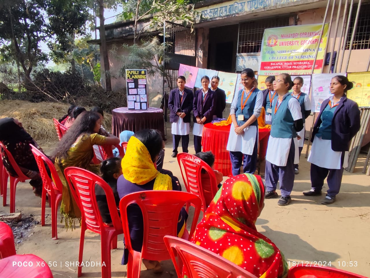 छात्राओं ने चलाया स्वास्थ्य शिक्षा प्रसार अभियान* छात्राओं ने चलाया स्वास्थ्य शिक्षा प्रसार अभियान*