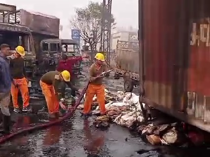 एलपीजी टैंकर में ब्लास्ट मामला एलपीजी टैंकर में ब्लास्ट मामला