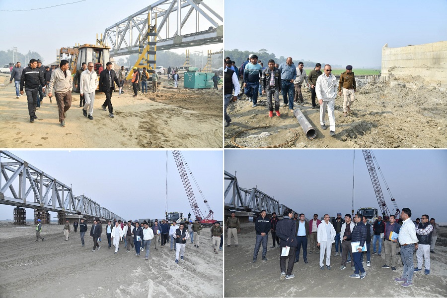 अररिया- गलगलिया नई ब्रॉड गेज लाइन परियोजना का निरीक्षण करते पूसीरे (निर्माण) के महाप्रबंधक अररिया- गलगलिया नई ब्रॉड गेज लाइन परियोजना का निरीक्षण करते पूसीरे (निर्माण) के महाप्रबंधक