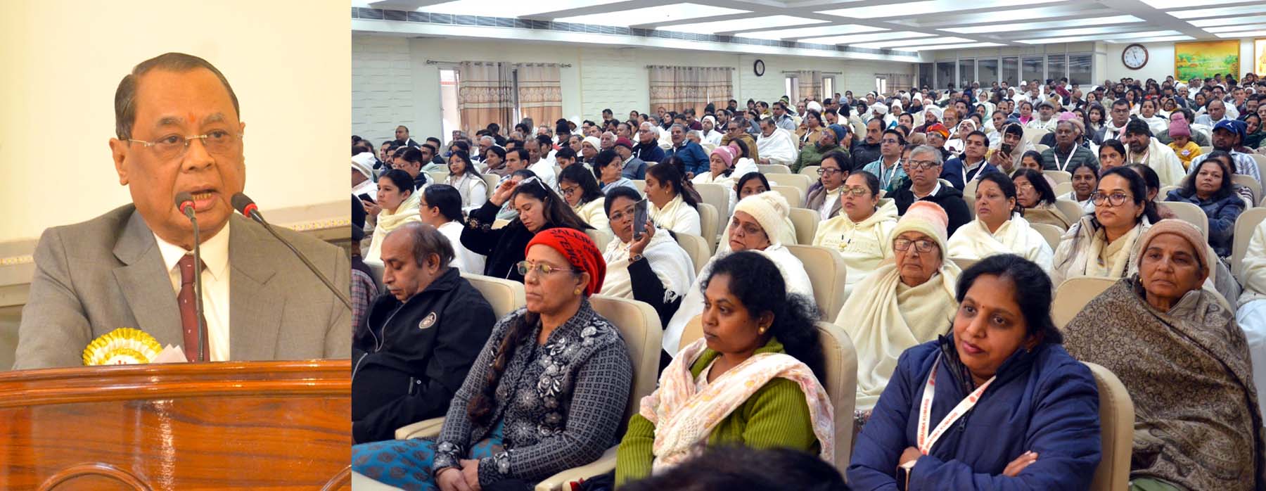 फोटो नंबर-03: ओम शांति रिट्रीट सेंटर में आयोजित नेशनल ज्यूरिस्ट कॉन्फ्रेंस में बोलते हुए राज्यसभा सांसद एवं भारत के पूर्व मुख्य न्यायाधीश माननीय रंजन गोगोई व उपस्थित सदस्य। फोटो नंबर-03: ओम शांति रिट्रीट सेंटर में आयोजित नेशनल ज्यूरिस्ट कॉन्फ्रेंस में बोलते हुए राज्यसभा सांसद एवं भारत के पूर्व मुख्य न्यायाधीश माननीय रंजन गोगोई व उपस्थित सदस्य।