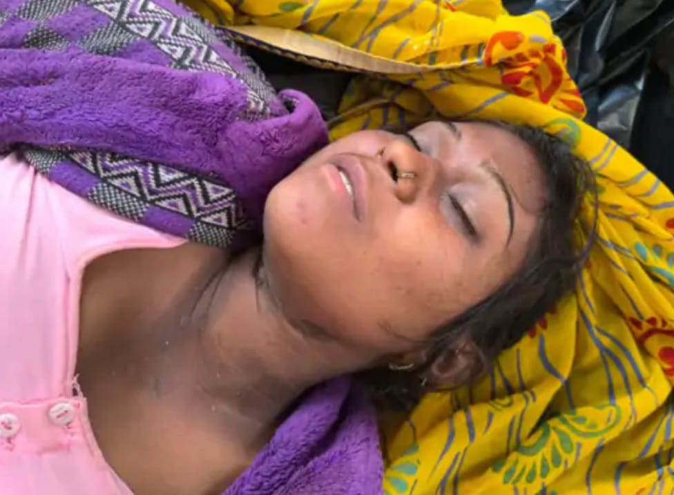 लटका मिला नवविवाहिता का शव,जांच शुरु लटका मिला नवविवाहिता का शव,जांच शुरु