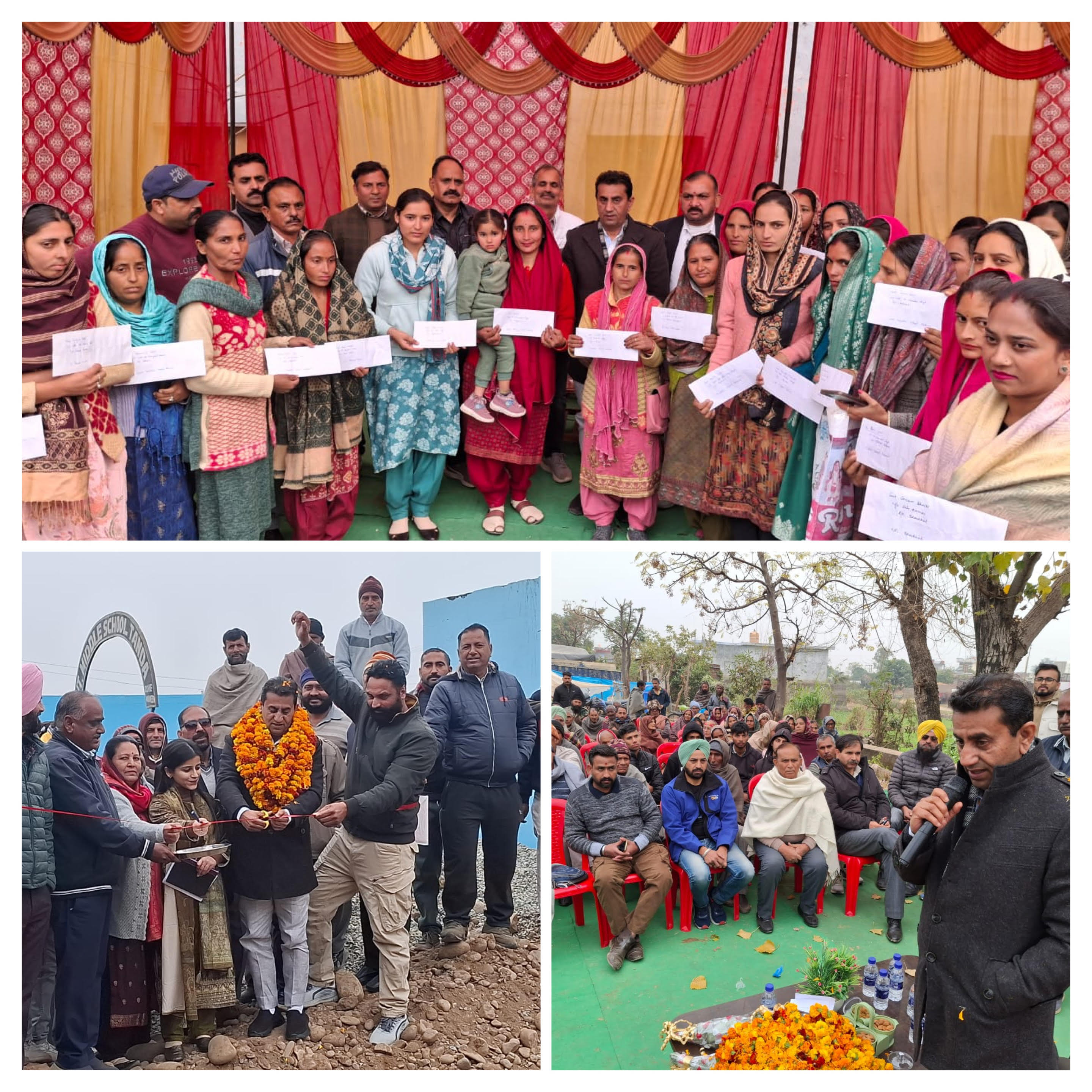 Jasrotia laid the foundation stone for development works worth Rs 22.60 lakh Jasrotia laid the foundation stone for development works worth Rs 22.60 lakh