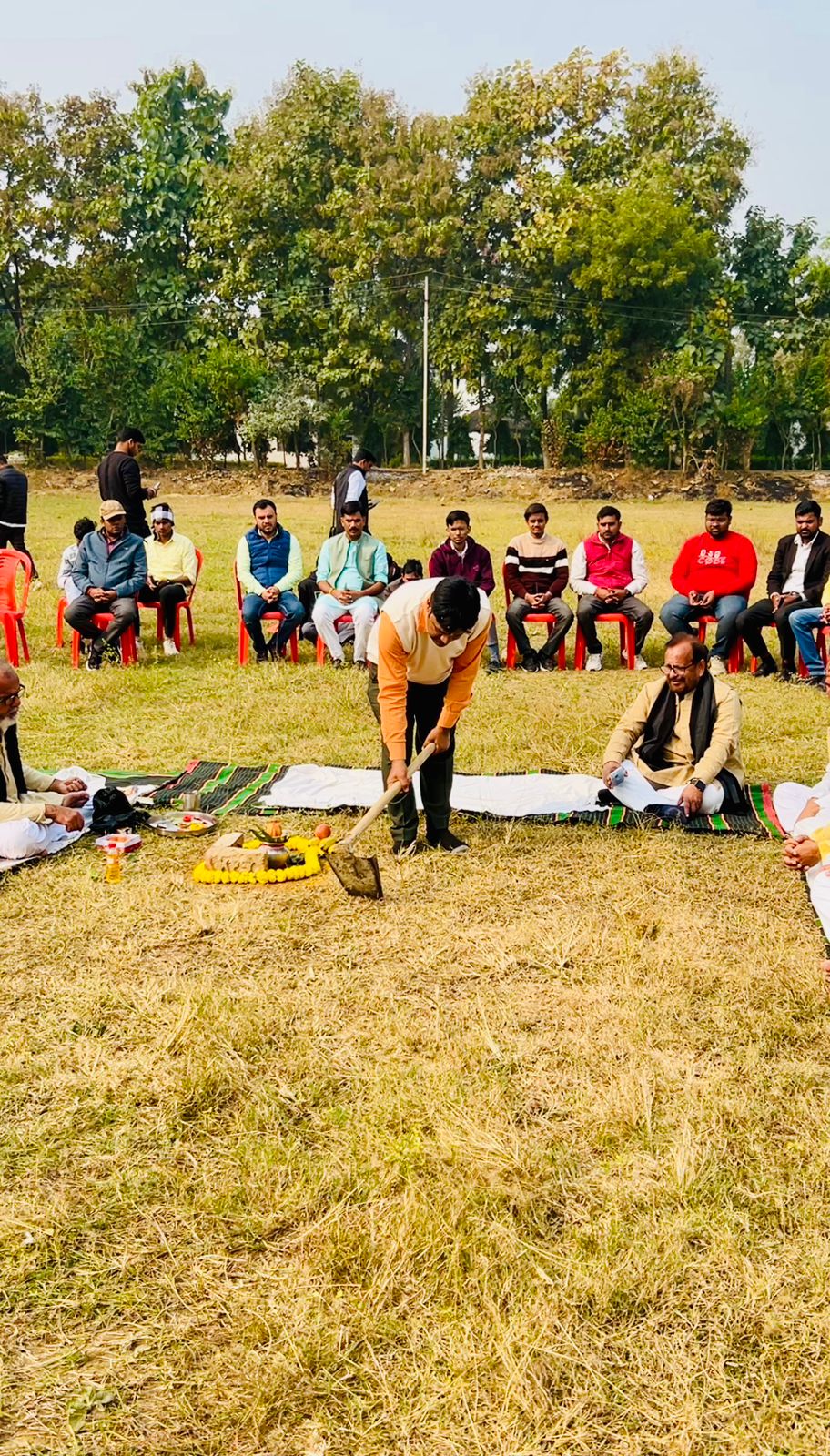 अभाविप प्रान्तीय अधिवेशन हेतु भूमि पूजन हुआ अभाविप प्रान्तीय अधिवेशन हेतु भूमि पूजन हुआ