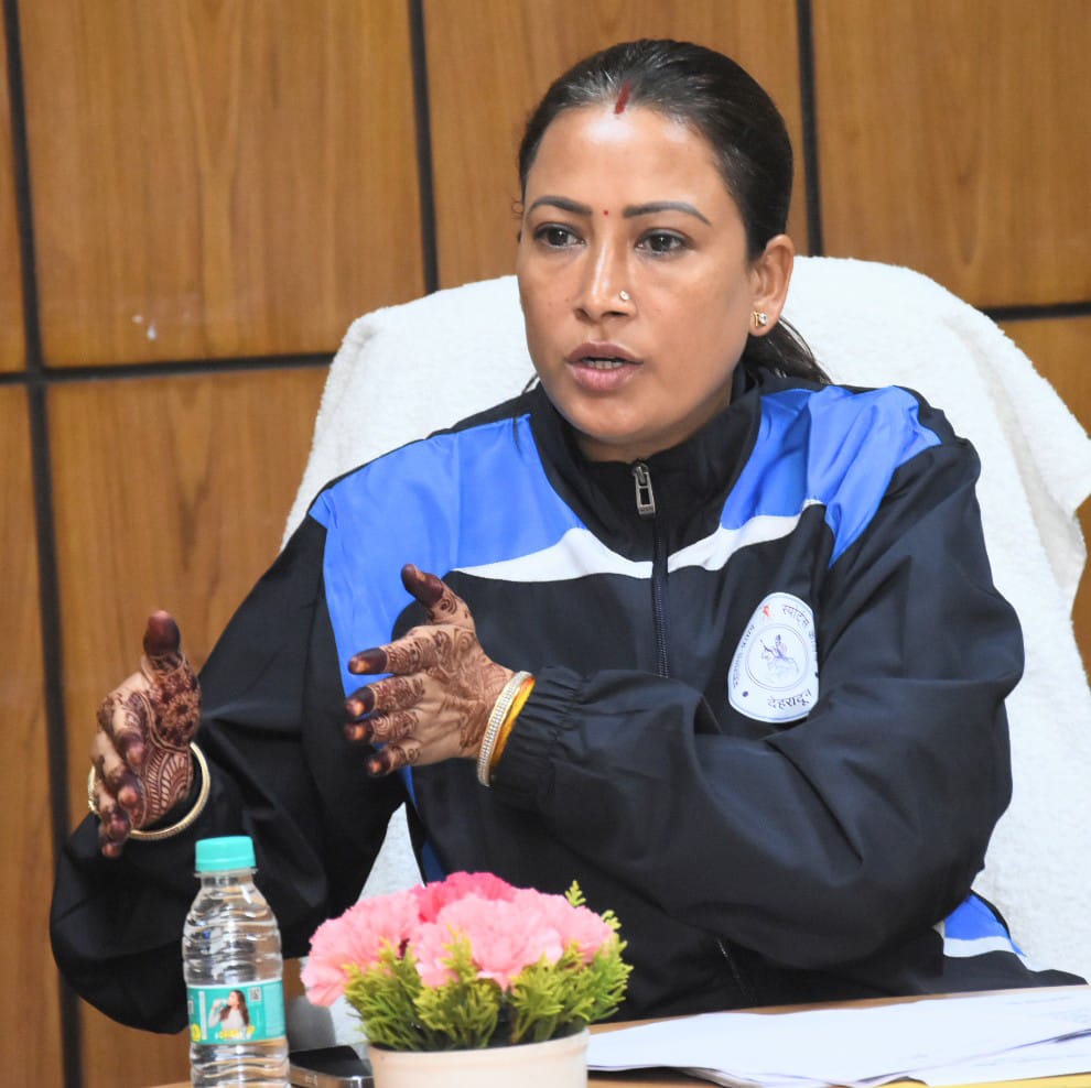 खेल मंत्री रेखा आर्या। खेल मंत्री रेखा आर्या।