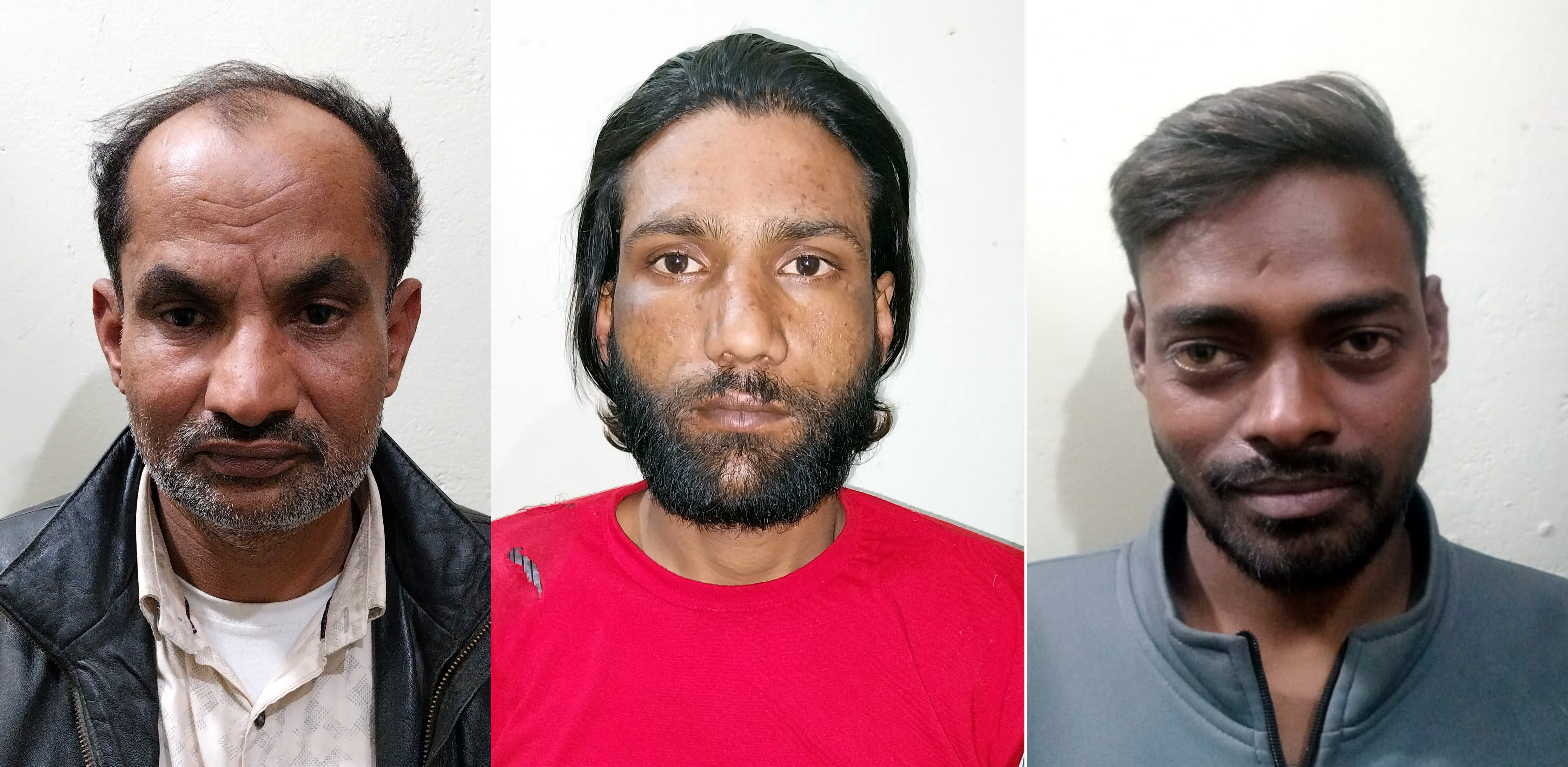 पुलिस द्वारा गिरफ्तार किए गए आरोपीगण पुलिस द्वारा गिरफ्तार किए गए आरोपीगण