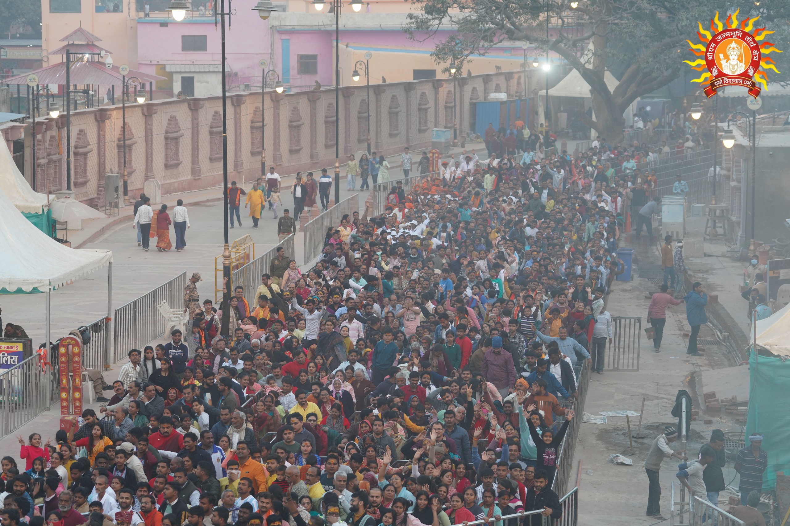 राम मंदिर भीड़ राम मंदिर भीड़