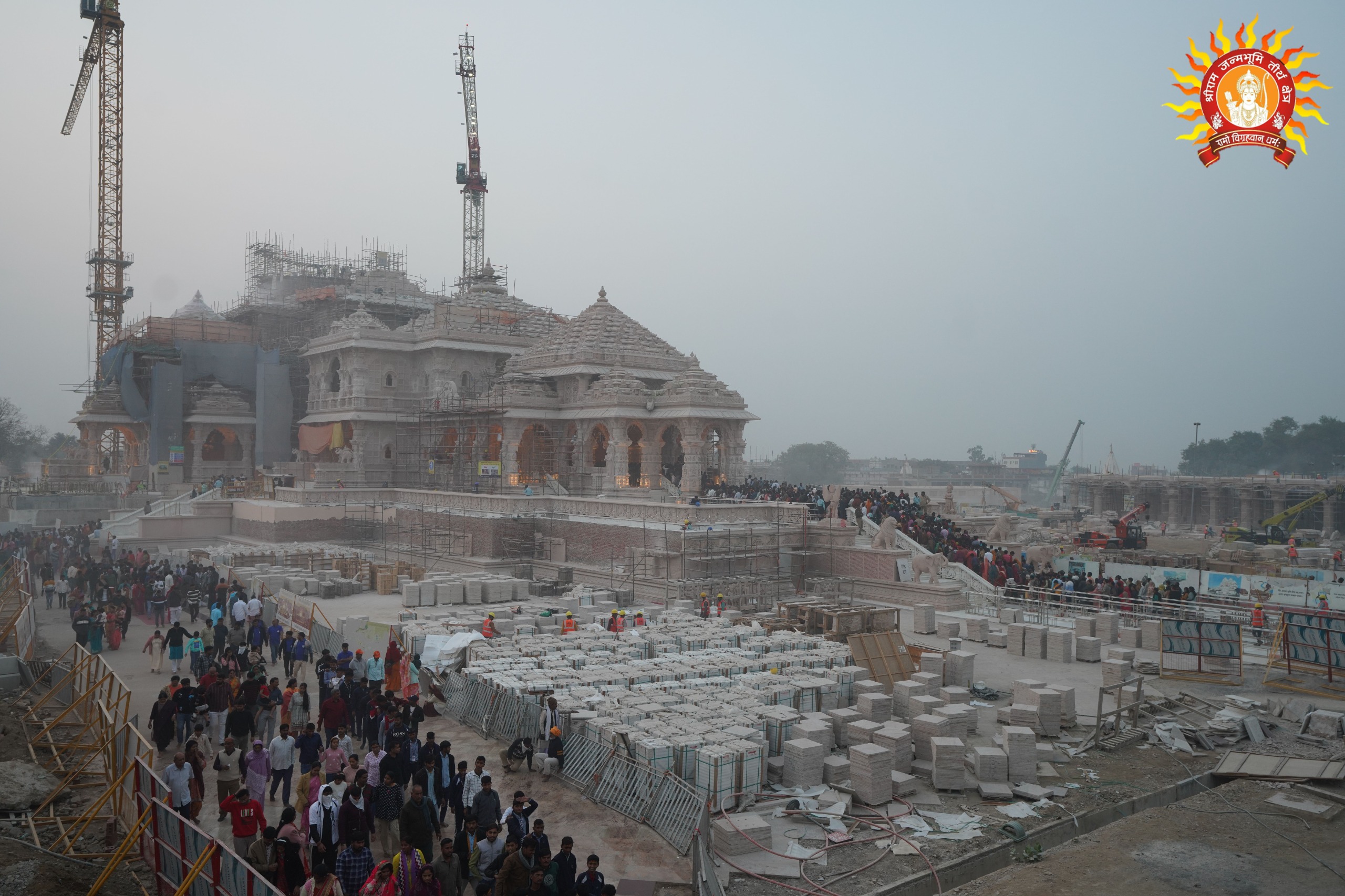 राम मंदिर भीड़ राम मंदिर भीड़