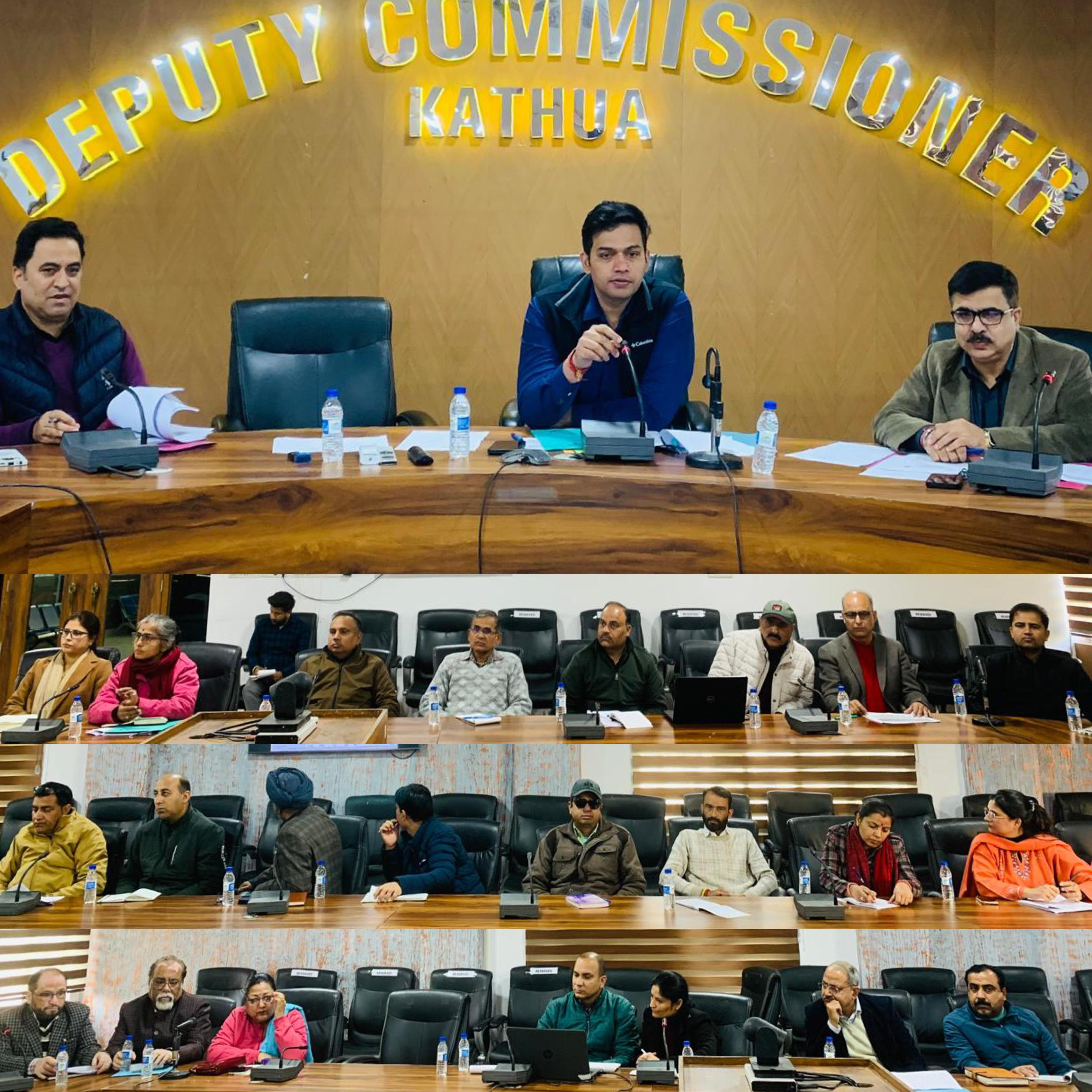 DC Kathua reviews health and ICDS sector DC Kathua reviews health and ICDS sector
