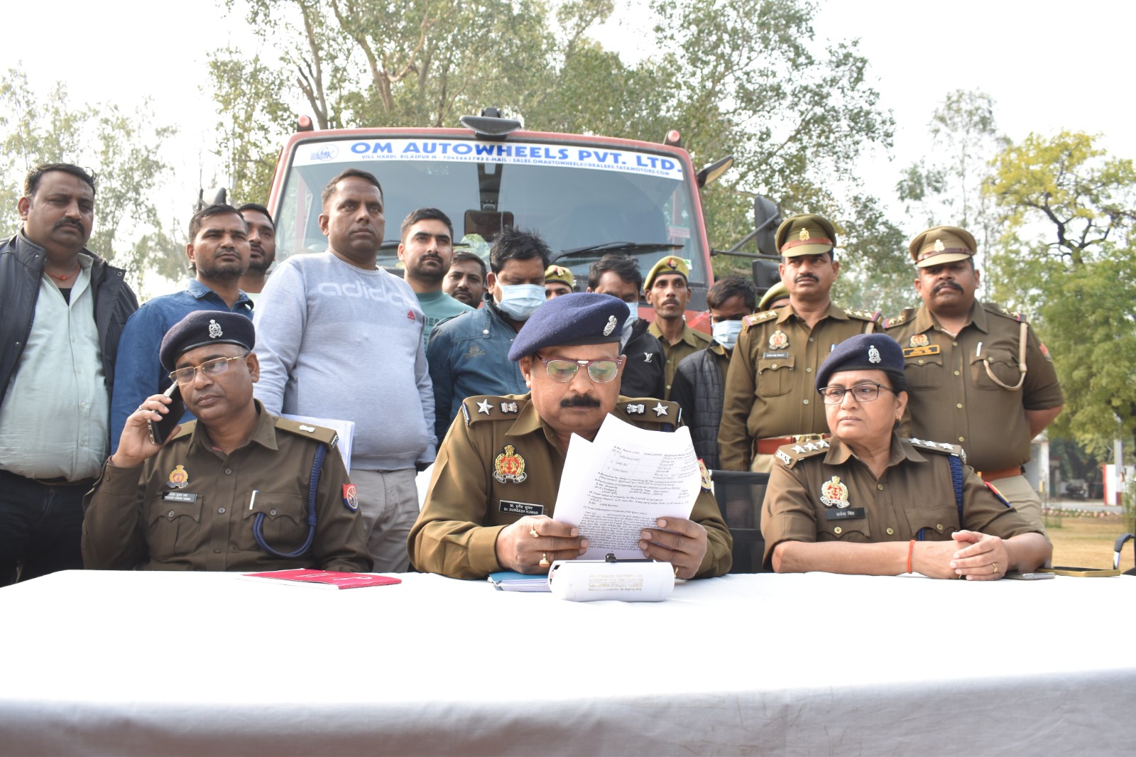 खुलासा करते एसपी खुलासा करते एसपी