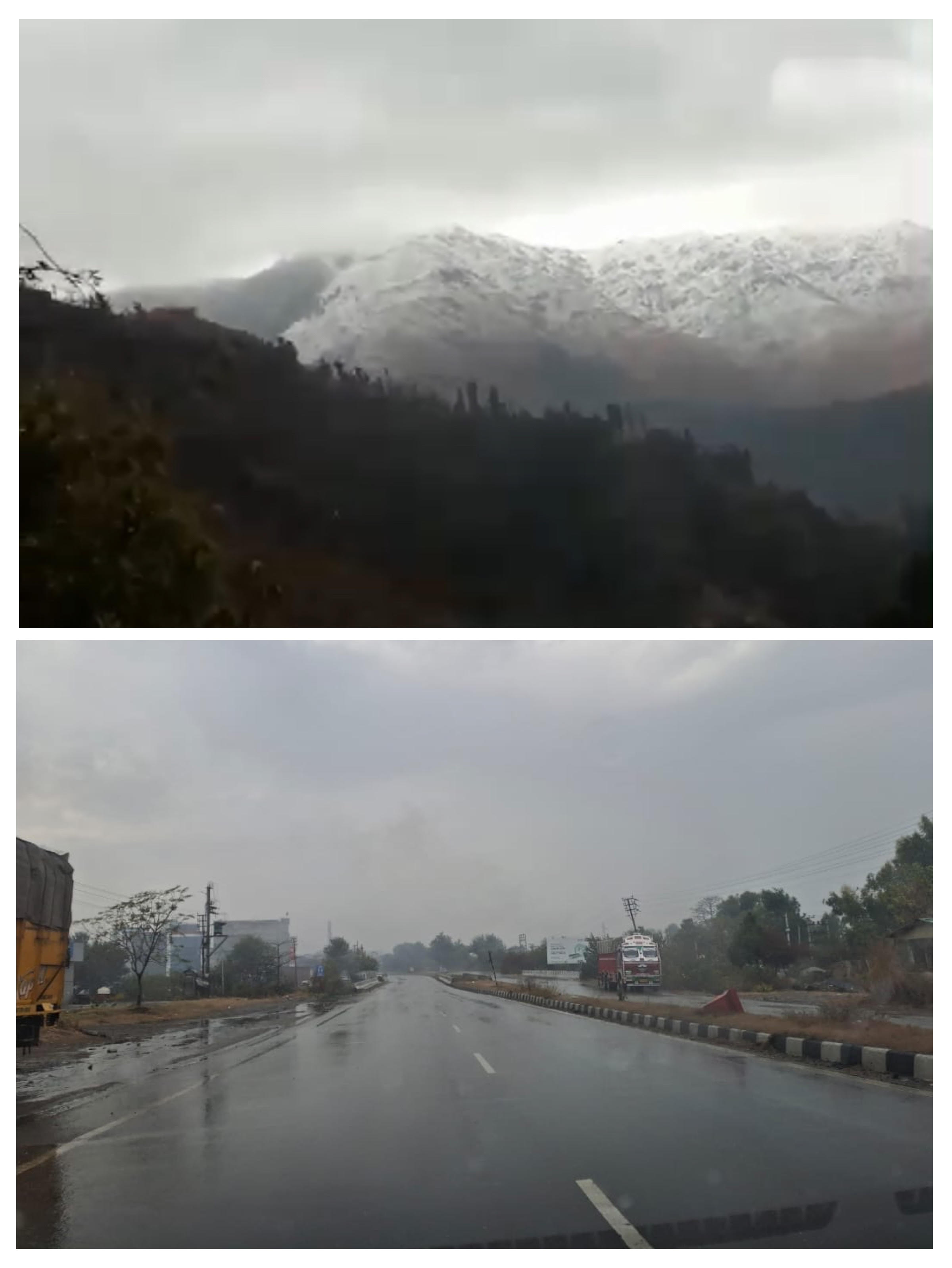The first rain of winter arrived The first rain of winter arrived