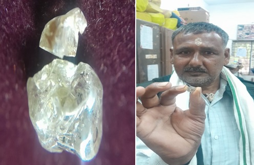 हीरे के साथ किसान हीरे के साथ किसान