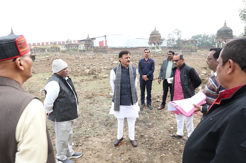 उप मुख्यमंत्री राजेन्द्र शुक्ल ने शौर्य स्मारक के कार्य लिया जायजा उप मुख्यमंत्री राजेन्द्र शुक्ल ने शौर्य स्मारक के कार्य लिया जायजा