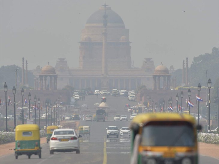 राजधानी में बढ़ा प्रदूषण राजधानी में बढ़ा प्रदूषण