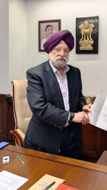 केंद्रीय मंत्री हरदीप सिंह पुरी (फाइल फोटो) केंद्रीय मंत्री हरदीप सिंह पुरी (फाइल फोटो)