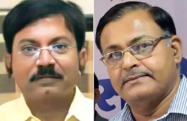 मनोज श्रीवास्तव और बीपी सिंह की तस्वीर मनोज श्रीवास्तव और बीपी सिंह की तस्वीर