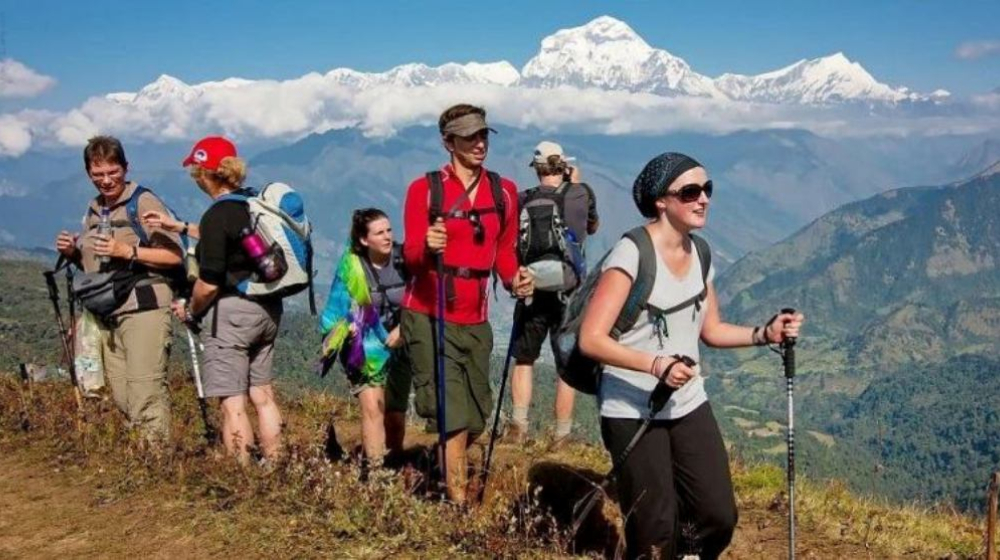 नेपाल में आए पर्यटक नेपाल में आए पर्यटक