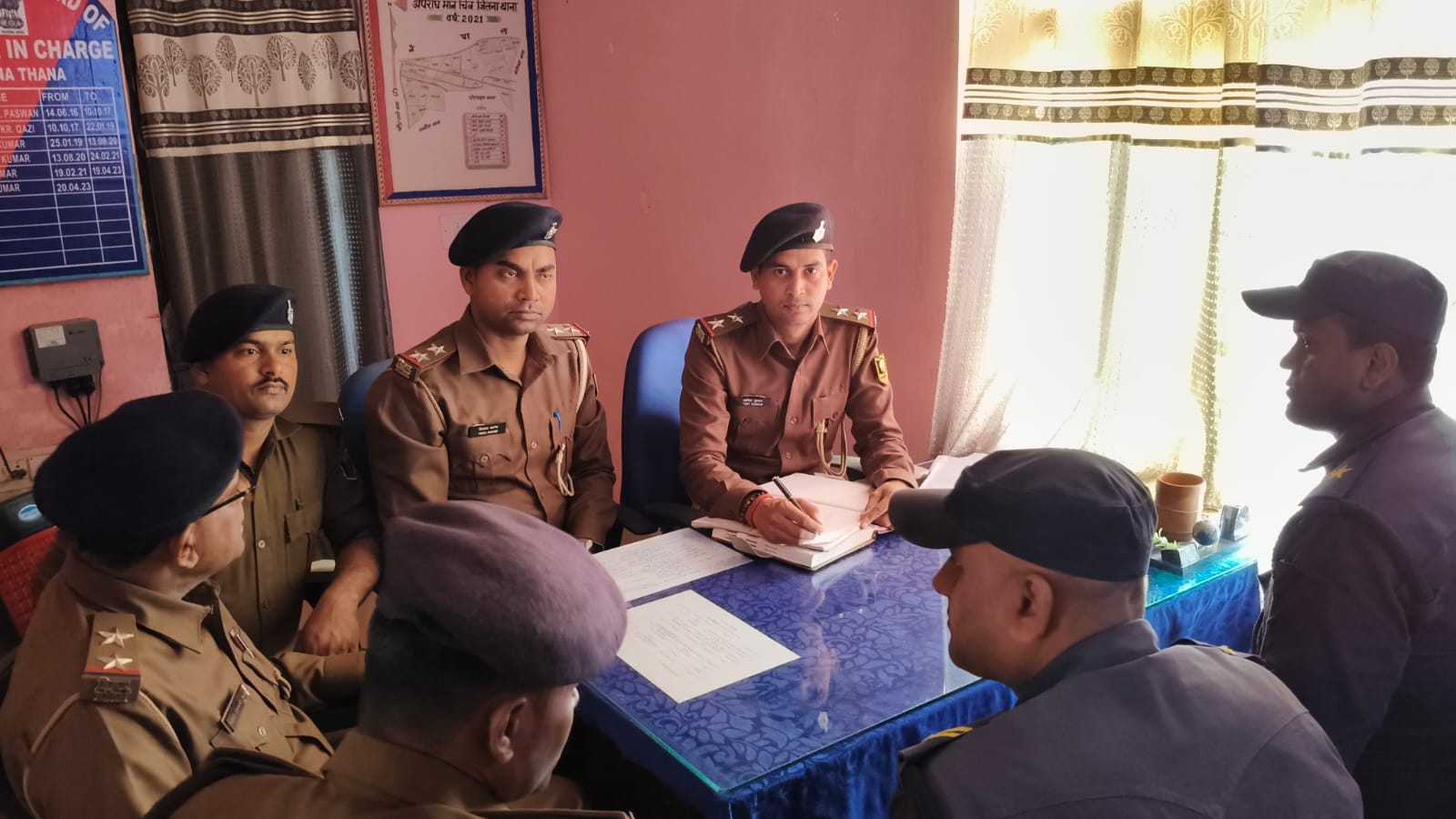 बैठक भारत व नेपाल के पुलिस पदाधिकारी बैठक भारत व नेपाल के पुलिस पदाधिकारी
