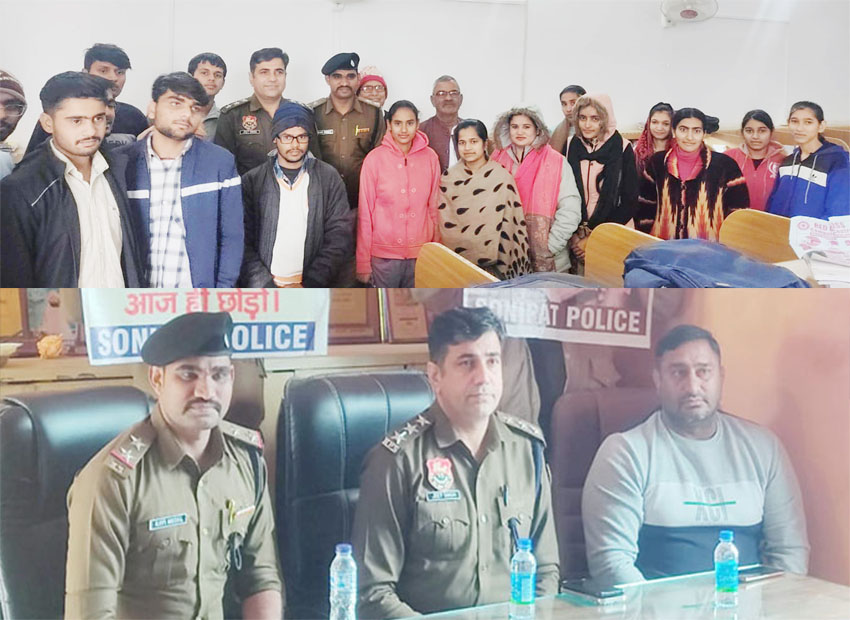 1 Snp- सोनीपत: खरखौदा के एसीपी जीत सिंह ने थाना प्रबंधक निरीक्षक बीर सिंह और चौकी इंचार्ज उप निरीक्षक रविदास के साथ गांव फरमाणा में जागृति अभियान में जानकारी देते हुए। 1 Snp- सोनीपत: खरखौदा के एसीपी जीत सिंह ने थाना प्रबंधक निरीक्षक बीर सिंह और चौकी इंचार्ज उप निरीक्षक रविदास के साथ गांव फरमाणा में जागृति अभियान में जानकारी देते हुए।